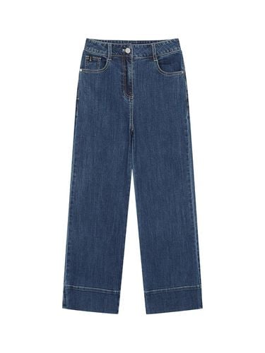 Back Pocket Letter Straight Jeans - REETE - Modalova