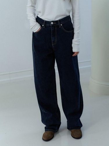 Fancy Wide Denim Pants - URAGO - Modalova