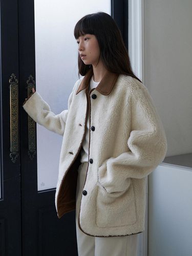 Teddy Shearling Wool Mustang - URAGO - Modalova