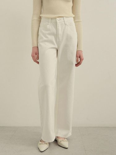 Rien Cotton Straight Pants - TWEE - Modalova