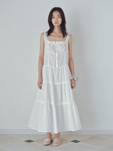 Tiered Frill Long Dress - URAGO - Modalova