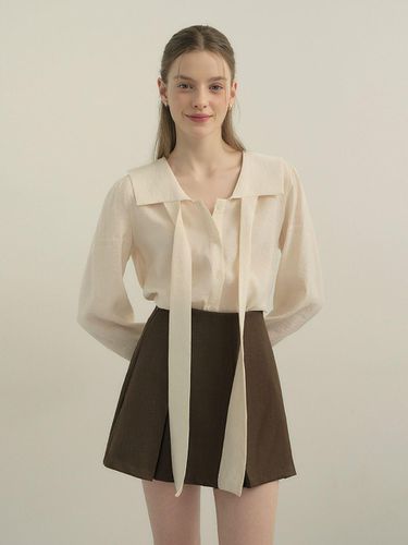 Joy Sailor Collar Ribbon Blouse - TWEE - Modalova