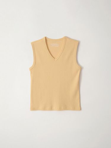 S V Neck Sleeveless Top - NOTHING WRITTEN - Modalova