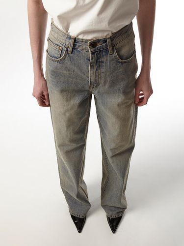 Mid Waist Washed Straight Denim () - EAN JO - Modalova