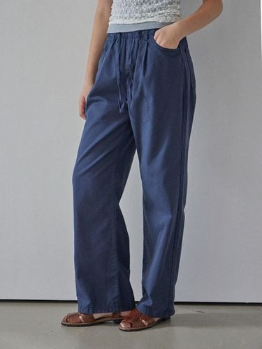 String Banded Pants - Navy - HAINT - Modalova