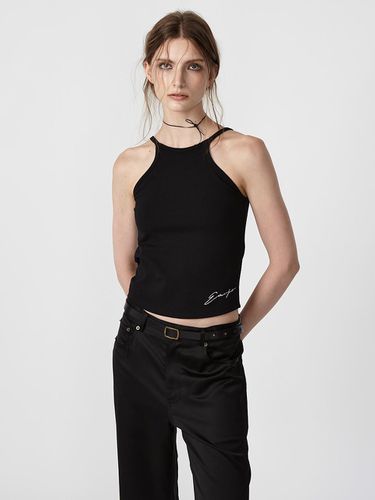 Logo Halter Neck Sleeveless Top () - EAN JO - Modalova