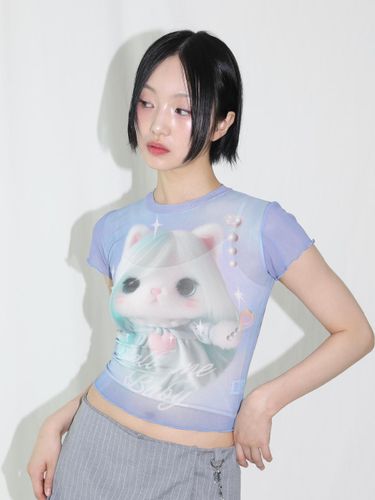 Neko Hime Mesh Top - CLUT STUDIO - Modalova