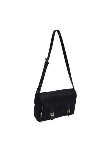 Hey Double Pocket Shoulder Bag_Black - vunque - Modalova