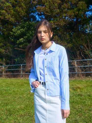 Modern Stripe Shirt_Sky Blue - oursaalty - Modalova