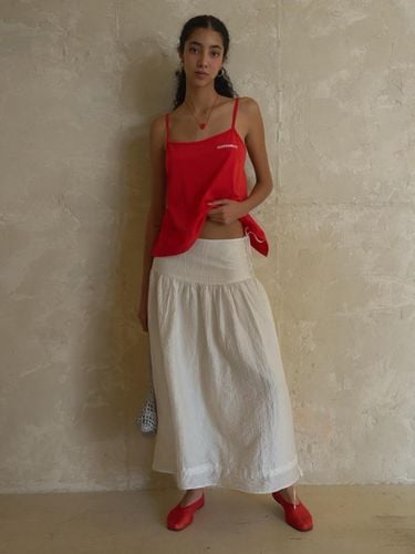 Puffy Long Skirt_White - oursaalty - Modalova