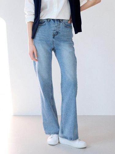 Vintage Washing Denim Pants_Blue - sisterhood - Modalova