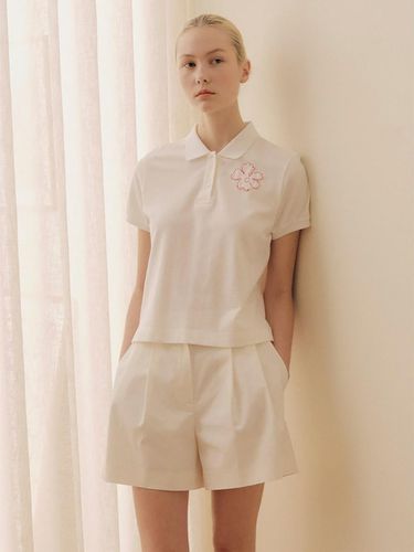 Handembroidered PK T-Shirt _White - kotelo - Modalova