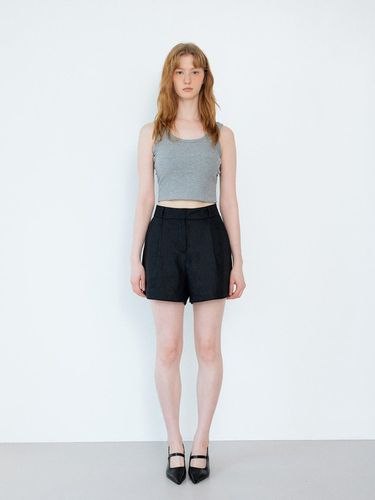 Basic Linen Short Pants_Black - sisterhood - Modalova