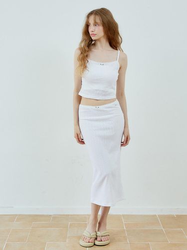 Eyelet Long Skirt - HHIPS - Modalova