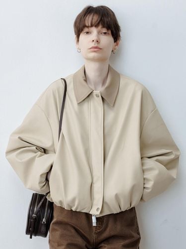 Puff Short Jacket_Beige - tageechita - Modalova