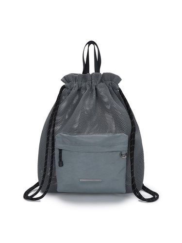 Cargo Mesh Backpack_Grey - Matin Kim - Modalova