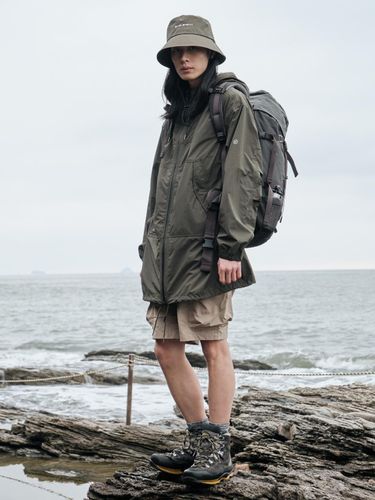 Monsoon Weather Jacket_Khaki - HELEMENT - Modalova