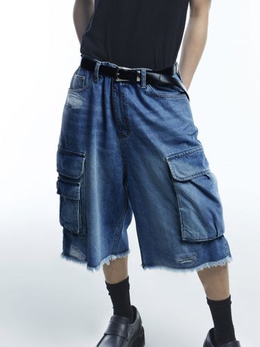 TBD XXL Cargo Bermuda Pants_Deep Blue - TOMS BIRTHDAY - Modalova