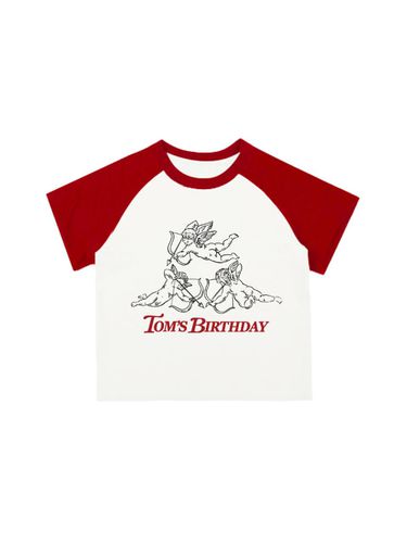 Cupid Raglan T-shirt_Red - TOMS BIRTHDAY - Modalova