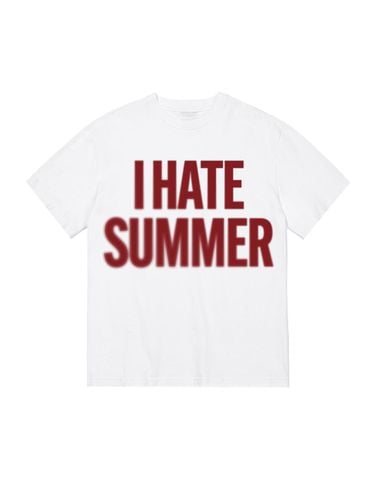 I HATE SUMMER Blur T-shirt_Red - TOMS BIRTHDAY - Modalova