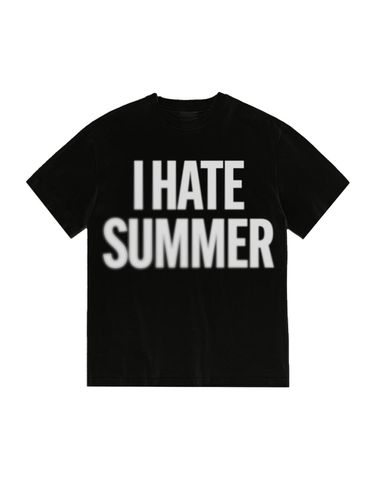 I HATE SUMMER Blur T-shirt_Black - TOMS BIRTHDAY - Modalova