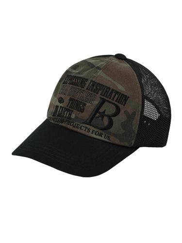 B Logo Mesh Ball Cap_Camo Black - BAUF - Modalova