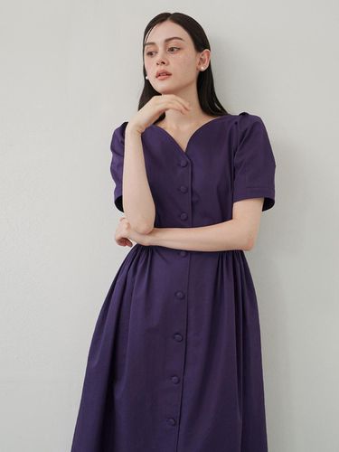 Cotton Tulip Volume Dress_Violet - F.cocoromiz - Modalova