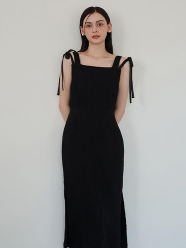 Romantic Ribbon Sleeveless Dress_Black - F.cocoromiz - Modalova