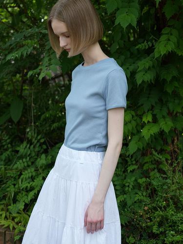 Lyn Cotton T-shirt_Sky Blue - LEIE - Modalova