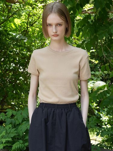 Lyn Cotton T-shirt_Beige - LEIE - Modalova