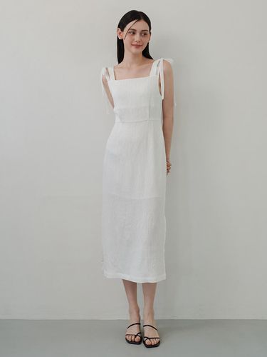 Romantic Ribbon Sleeveless Dress_White - F.cocoromiz - Modalova