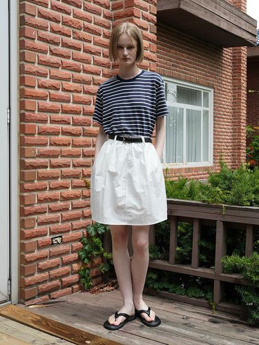 Balloon Cotton Nylon Volume Short Skirt - LEIE - Modalova