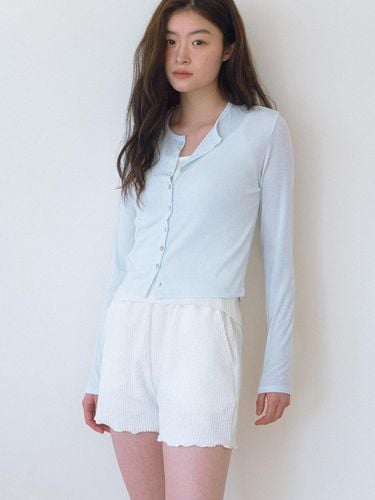 Soft Rayon Cardigan_Sky Blue - Laminez - Modalova