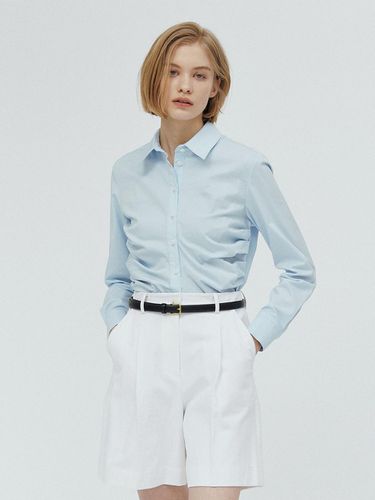 Side Tuck Slim Fit Shirt_Sky Blue - WEARIS - Modalova