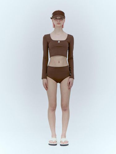 Long Sleeve Bikini Set_Brown - Rest&Recreation - Modalova