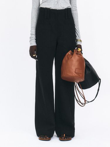 Patch Pocket Pants With Belt Loops_Black - GABRIEL LEE - Modalova