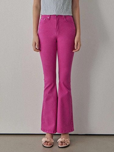 Vivid Slim Boot Cut Pants_Pink - HAINT - Modalova