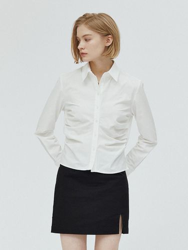 Side Tuck Slim Fit Shirt_White - WEARIS - Modalova