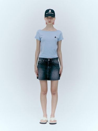 Denim Mini Skirt_Black - Rest&Recreation - Modalova