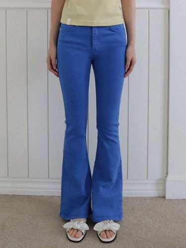 Vivid Slim Boot Cut Pants_Blue - HAINT - Modalova