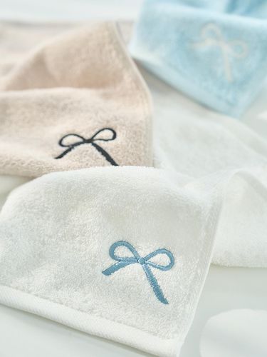 Ribbon Embroidery Hand Towel 3P Set - DECOVIEW - Modalova