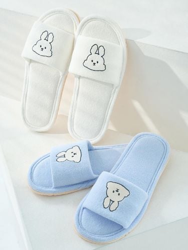 Terry Embroidery Indoor Slippers - DECOVIEW - Modalova