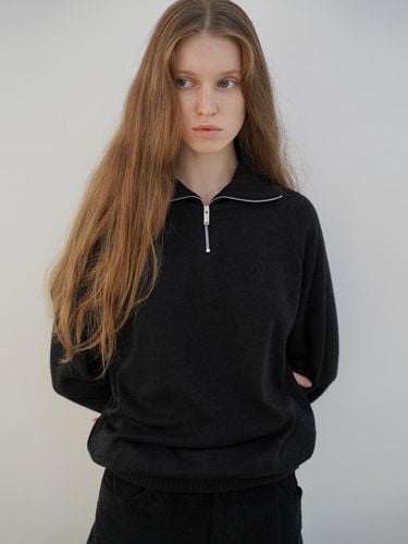 Jenna Half Zip Up Collar Knit _ - LEIE - Modalova