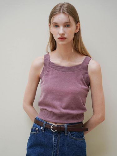 Bella Sleeveless Knit Top _ Pink - LEIE - Modalova