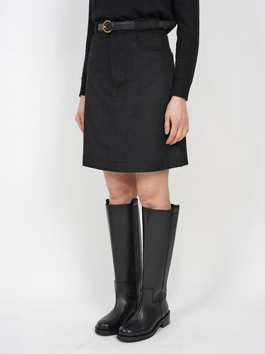 Lani A-Line Wool Short Skirt - LEIE - Modalova