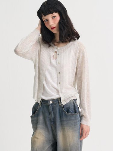 Serena Silver Sunshine Cardigan_Gray - SORRY TOO MUCH LOVE - Modalova