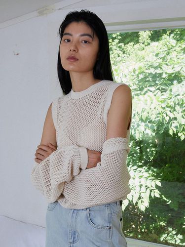 Knit Bolero Cardigan - emkm - Modalova