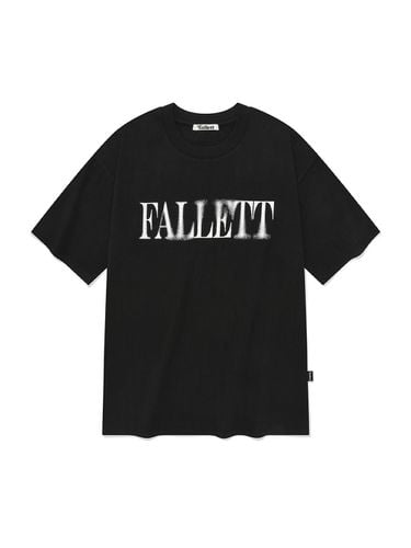 Smudge Logo T-shirt_Black - FALLETT - Modalova