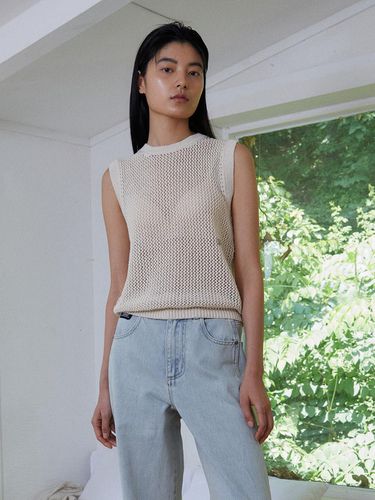 Knit Sleeveless Top - emkm - Modalova