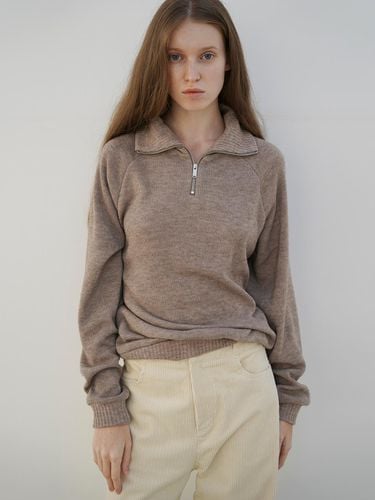 Jenna Half Zip Up Collar Knit _ - LEIE - Modalova